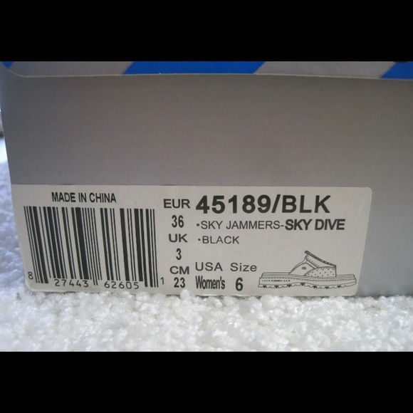 VTG SKETCHERS JAMMERS SANDALS BLACK CHUNKY SZ 6! - Picture 2 of 7